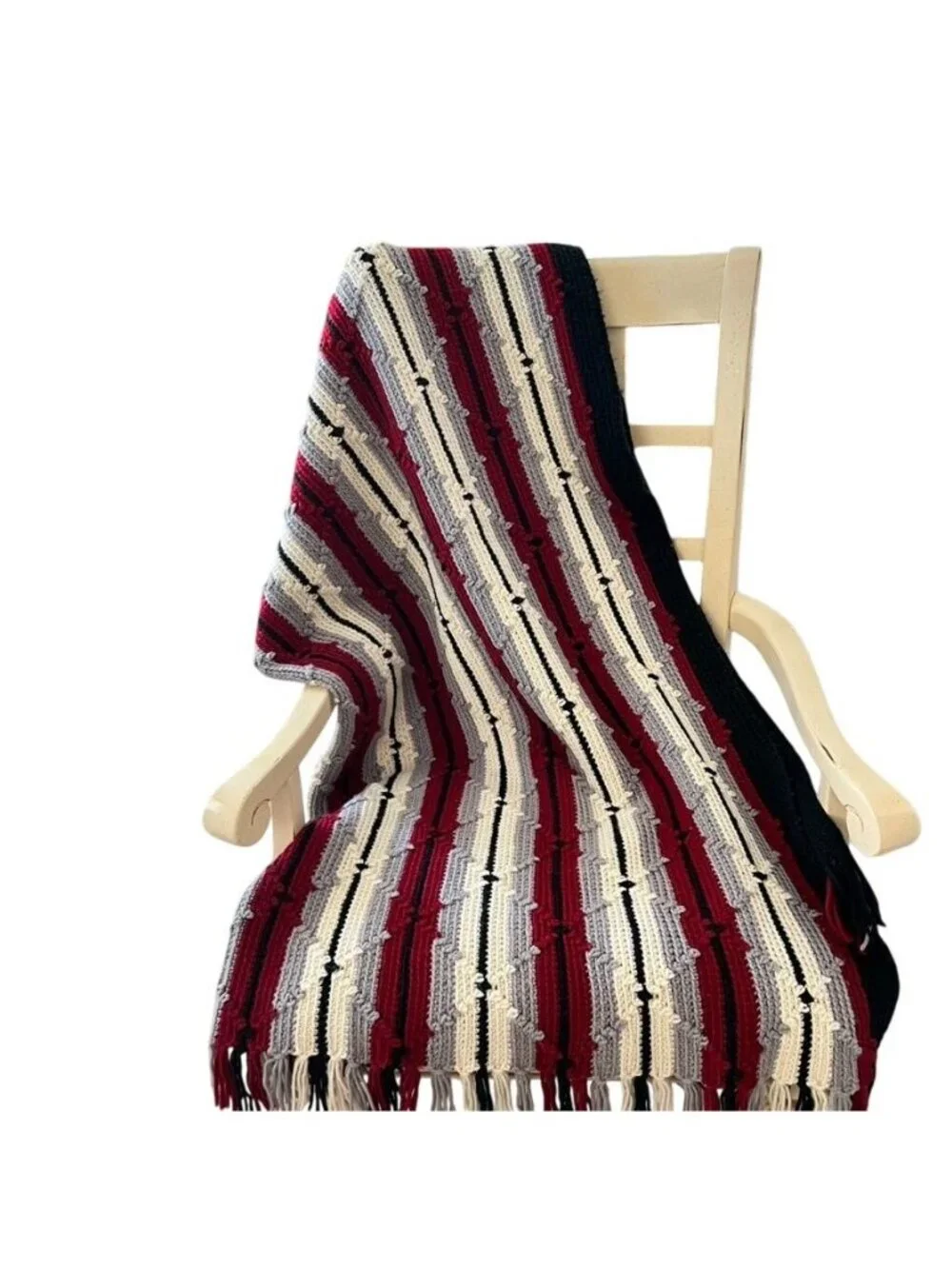 Afghan Blanket Throw Handmade Native American Mexican Design 60